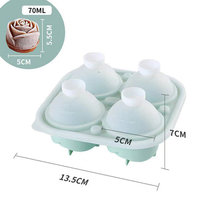 Flower Ice Cube Tray Silicone